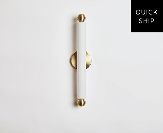Tube Sconce / Flush Mount Medium designed by Workstead